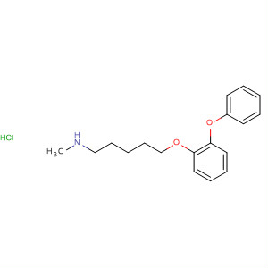 1-Pentanamine, N-methyl-5-(2-phenoxyphenoxy)-, hydrochloride
