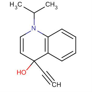 4-Quinolinol, 4-ethynyldecahydro-1-(1-methylethyl)-