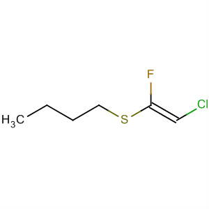 Butane, 1-[(2-chloro-1-fluoroethenyl)thio]-, (E)-