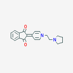 2-[1-(2-pyrrolidin-1-ylethyl)pyridin-4-ylidene]indene-1,3-dione