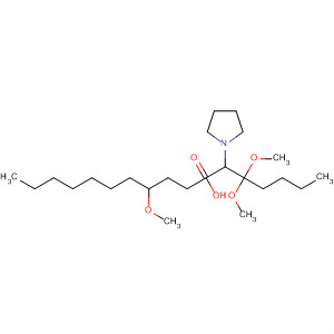 2-Pyrrolidineheptanoic acid, 1-(3-hydroxydecyl)-3,3-dimethoxy-, methylester