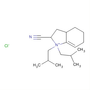 1H-Indolium, 2-cyano-2,3,3a,4,5,6-hexahydro-1,1-bis(2-methylpropyl)-,chloride