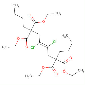 7-Tetradecene-5,5,10,10-tetracarboxylic acid, 7,8-dichloro-, tetraethylester, (E)-