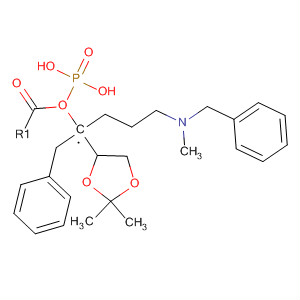 Phosphonic acid, [(2,2-dimethyl-1,3-dioxolan-4-yl)methyl]-,3-[methyl(phenylmethyl)amino]propyl phenylmethyl ester