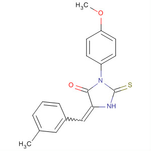 4-Imidazolidinone,3-(4-methoxyphenyl)-5-[(3-methylphenyl)methylene]-2-thioxo-