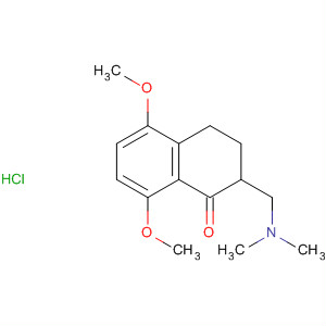1(2H)-Naphthalenone,2-[(dimethylamino)methyl]-3,4-dihydro-5,8-dimethoxy-, hydrochloride