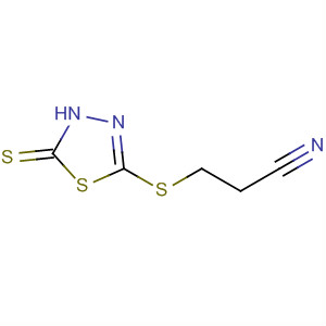 Propanenitrile, 3-[(4,5-dihydro-5-thioxo-1,3,4-thiadiazol-2-yl)thio]-