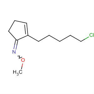 2-Cyclopenten-1-one, 2-(5-chloropentyl)-, O-methyloxime