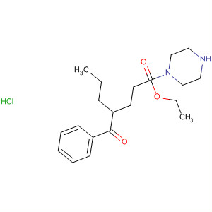 1-Piperazineheptanoic acid, 4-benzoyl-, ethyl ester, monohydrochloride