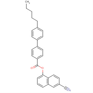 [1,1'-Biphenyl]-4-carboxylic acid, 4'-pentyl-, 6-cyano-2-naphthalenylester