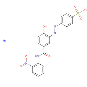 Benzenesulfonic acid,4-[[2-hydroxy-5-[[(2-nitrophenyl)amino]carbonyl]phenyl]azo]-,monosodium salt