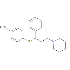 Piperidine, 1-[3-[(4-methylphenyl)thio]-3-phenylpropyl]-
