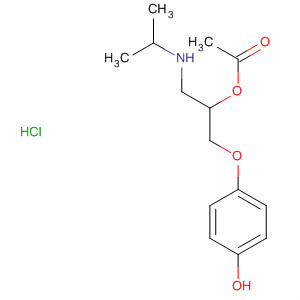 Phenol, 4-[2-(acetyloxy)-3-[(1-methylethyl)amino]propoxy]-,hydrochloride