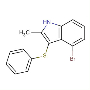1H-Indole, 4-bromo-2-methyl-3-(phenylthio)-
