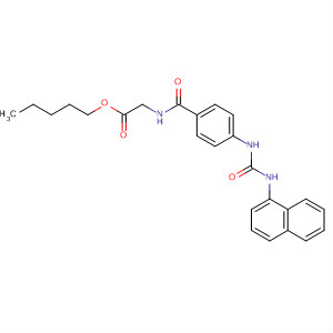 Glycine, N-[4-[[(naphthalenylamino)carbonyl]amino]benzoyl]-, pentylester