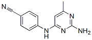 4-[(2-amino-6-methyl-pyrimidin-4-yl)amino]benzonitrile
