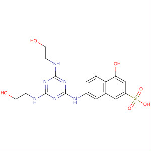 2-Naphthalenesulfonic acid,7-[[4,6-bis[(2-hydroxyethyl)amino]-1,3,5-triazin-2-yl]amino]-4-hydroxy-