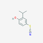 4-hydroxy-3-(propan-2-yl)phenyl thiocyanate