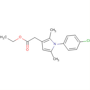 1H-Pyrrole-3-acetic acid, 1-(4-chlorophenyl)-2,5-dimethyl-, ethyl ester