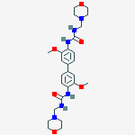 1,1'-(3,3'-dimethoxybiphenyl-4,4'-diyl)bis[3-(morpholin-4-ylmethyl)urea]