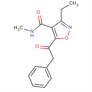 4-Isoxazolecarboxamide, 3-ethyl-N-methyl-5-(phenylacetyl)-