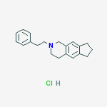 1H-CYCLOPENTA[G]ISOQUINOLINE,2,3,4,6,7,8-HEXAHYDRO-2-(2-PHENYLETHYL)- HCL