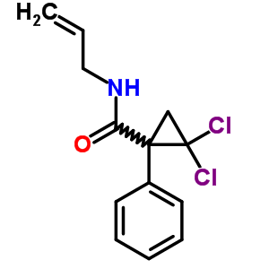 2,2-dichloro-1-phenyl-N-prop-2-en-1-ylcyclopropanecarboxamide