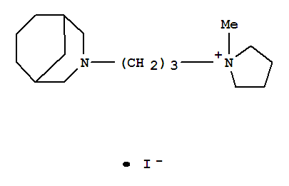 1-[3-(3-azabicyclo[3.3.1]non-3-yl)propyl]-1-methylpyrrolidinium iodide