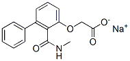 2-(N-Methylcarbamoyl)-3-phenylphenoxyacetic acid sodium salt