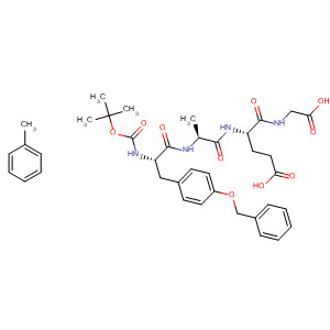 Glycine,N-[N-[N-[N-[(1,1-dimethylethoxy)carbonyl]-O-(phenylmethyl)-L-tyrosyl]-L-alanyl]-L-a-glutamyl]-, 5-(phenylmethyl) ester