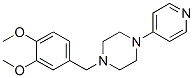 1-(3,4-Dimethoxybenzyl)-4-(4-pyridinyl)piperazine