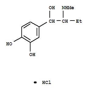 1,2-benzenediol, 4-[1-hydroxy-2-(methylamino)butyl]-, hydrochloride (1:1)