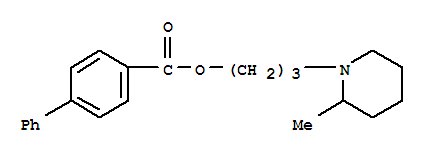 3-(2-Methylpiperidino)propyl=p-phenylbenzoate