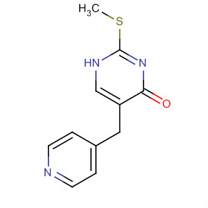 4(1H)-Pyrimidinone, 2-(methylthio)-5-(4-pyridinylmethyl)-