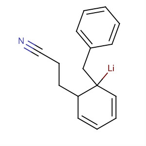 Benzenepropanenitrile, a-(phenylmethyl)-, ion(1-), lithium