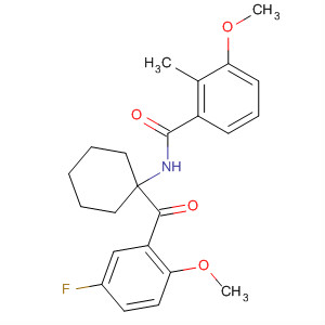 Benzamide,N-[1-(5-fluoro-2-methoxybenzoyl)cyclohexyl]-3-methoxy-2-methyl-