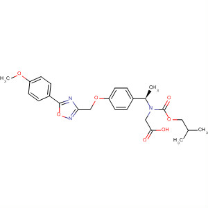Glycine,N-[(1R)-1-[4-[[5-(4-methoxyphenyl)-1,2,4-oxadiazol-3-yl]methoxy]phenyl]ethyl]-N-[(2-methylpropoxy)carbonyl]-