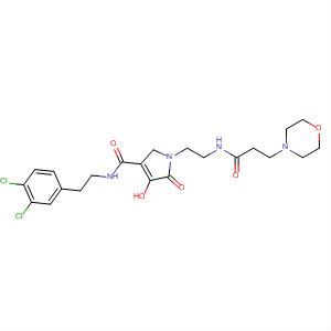 4-Morpholinepropanamide,N-[2-[4-[[[(3,4-dichlorophenyl)methyl]methylamino]carbonyl]-2,5-dihydro-3-hydroxy-2-oxo-1H-pyrrol-1-yl]ethyl]-