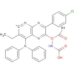Carbamic acid,[3-(4-chlorophenyl)-8-(diphenylamino)pyrido[2,3-b]pyrazin-6-yl]-, ethylester