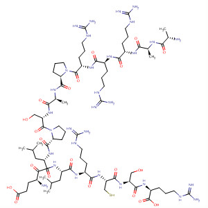 L-Arginine,L-alanyl-L-alanyl-L-arginyl-L-arginyl-L-arginyl-L-prolyl-L-alanyl-L-seryl-L-prolyl-L-a-glutamyl-L-leucyl-L-leucyl-L-arginyl-L-cysteinyl-L-seryl-