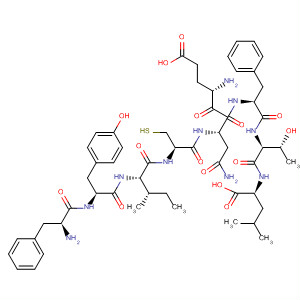 L-Leucine,L-phenylalanyl-L-tyrosyl-L-isoleucyl-L-cysteinyl-L-a-glutamyl-L-asparaginyl-L-phenylalanyl-L-threonyl-