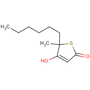 2(5H)-Thiophenone, 5-hexyl-4-hydroxy-5-methyl-