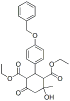 diethyl 4-hydroxy-4-methyl-6-oxo-2-(4-phenylmethoxyphenyl)cyclohexane- 1,3-dicarboxylate