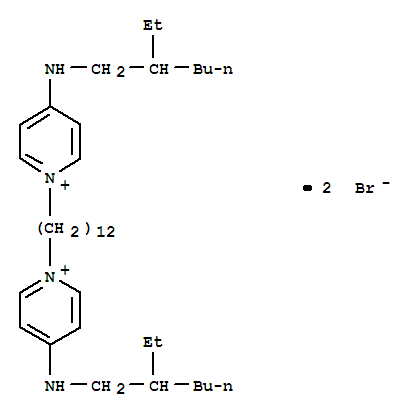 1-hexanamine, N,N'-(1,12-dodecanediyldi-1-pyridinyl-4-ylidene)bis[2-ethyl-, hydrobromide (1:2)