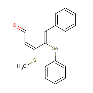 2,4-Pentadienal, 3-(methylthio)-5-phenyl-4-(phenylseleno)-, (2E,4Z)-