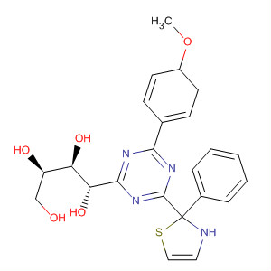 1,2,3,4-Butanetetrol,1-[(2S,4S)-3,4-dihydro-2-(4-methoxyphenyl)-6-phenyl-2H-thiazolo[3,2-a]-1,3,5-triazin-4-yl]-, (1S,2S,3R)-