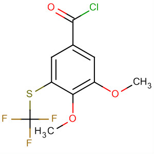 Benzoyl chloride, 3,4-dimethoxy-5-[(trifluoromethyl)thio]-