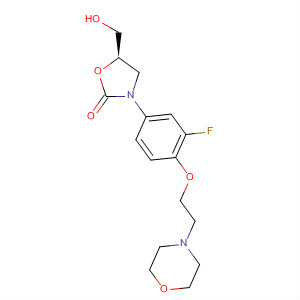 2-Oxazolidinone,3-[3-fluoro-4-[2-(4-morpholinyl)ethoxy]phenyl]-5-(hydroxymethyl)-, (5R)-