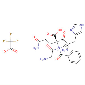L-a-Glutamine, N-benzoyl-L-histidyl-N-methylglycyl-,mono(trifluoroacetate)