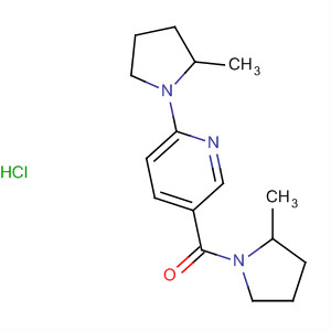 Pyrrolidine,2-methyl-1-[[6-(2-methyl-1-pyrrolidinyl)-3-pyridinyl]carbonyl]-,monohydrochloride